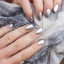 Load image into Gallery viewer, 138  Melting Mercury  4.5G
DESCRIPTION
Pearlescent metallic silver
Colour Catalogue
Product Guide 
Please refer to your colour sticks for the closest reflection of colour. 
 Ingredient List