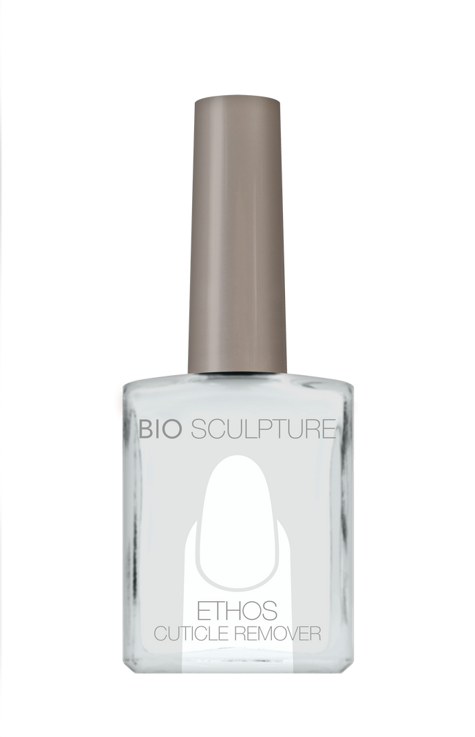 Ethos Cuticle Remover ETHOS CUTICLE REMOVER may be used on all nail types. Specially designed for use on cuticles to soften hard, dry and stubborn skin during nail preparation.Ideal for ETHOS Natural Nail TreatmentBio Sculpture Canada