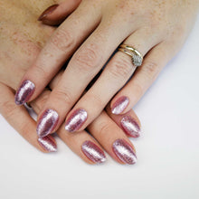 Load image into Gallery viewer, Evo Colour Nolene
DESCRIPTION
Raspberry pink glitter with silver shavings
Rose Framboise pailletter avec argent
Colour Catalogue Catalogue de CouleurProduct Guide 
Please refer to