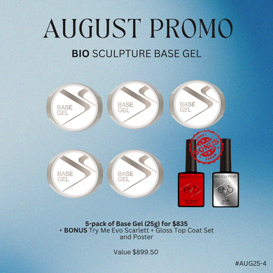 Bio Sculpture Base Gel Set - August Promo