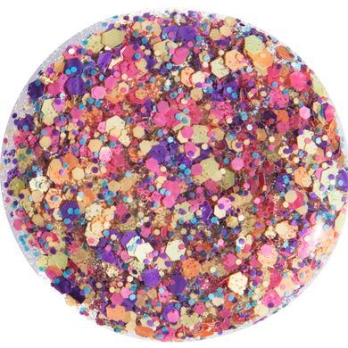 204 Kaleidoscope 4.5G
DESCRIPTION


A clear gel with different sized pink, violet, indigo, orange and lime hexagon-shaped fragments encased within it

Colour Catalogue
Product Guide 

Pl
