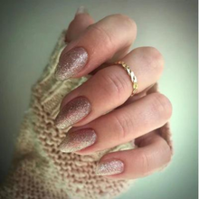 Load image into Gallery viewer, 220 Shine Like a Disco Ball 4.5G
DESCRIPTION


Rose gold glitter, loaded with sparkle

Colour CatalogueProduct Guide 

Please refer to your colour sticks for the closest reflection of colour. 
 Ing