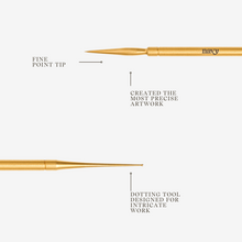 Load image into Gallery viewer, Navy brand detailing tool with fine point tip on a white background