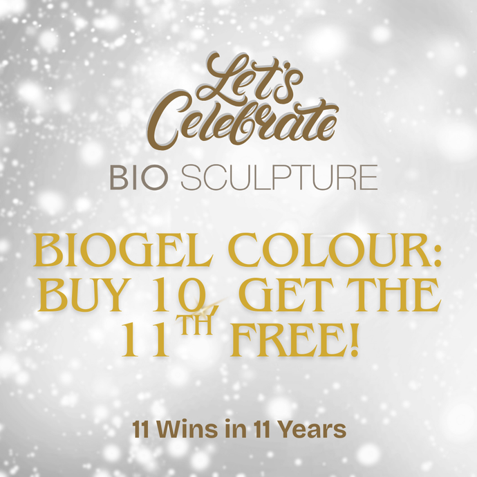 LET'S CELEBRATE! Bio Gel Colour Buy 10, Get the 11th Free!