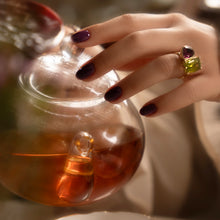 Load image into Gallery viewer, No. 334 Garnet Noir Gemini Nourishing Polish