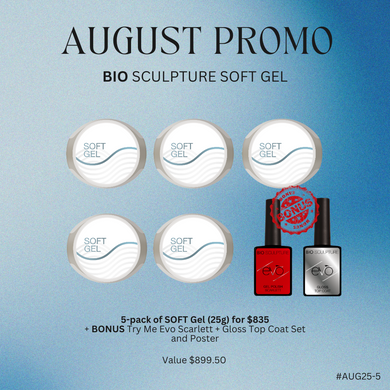 Bio Sculpture Soft Gel Set - August Promo