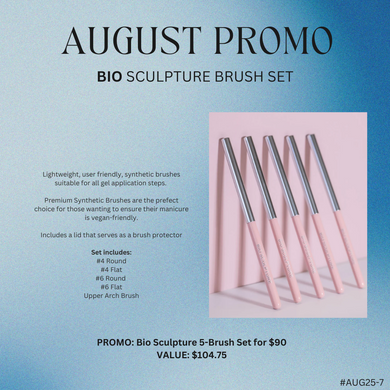 Bio Sculpture Brush Set - August Promo