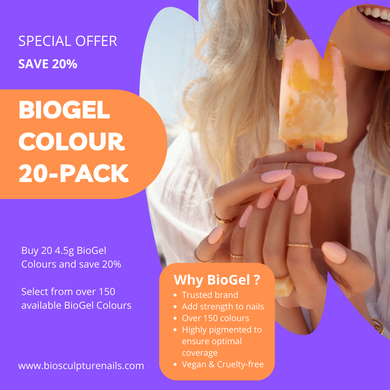 BIOGEL COLOUR 20 PACK