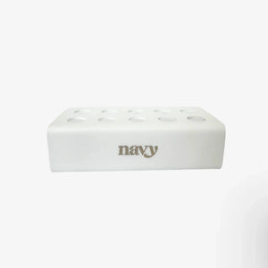 White power strip with 'navy' branding on a white background