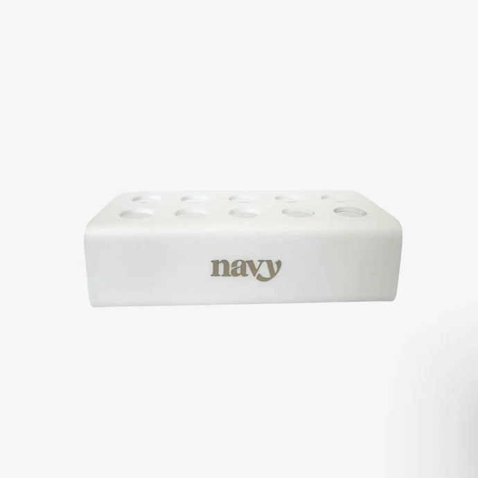 White power strip with 'navy' branding on a white background