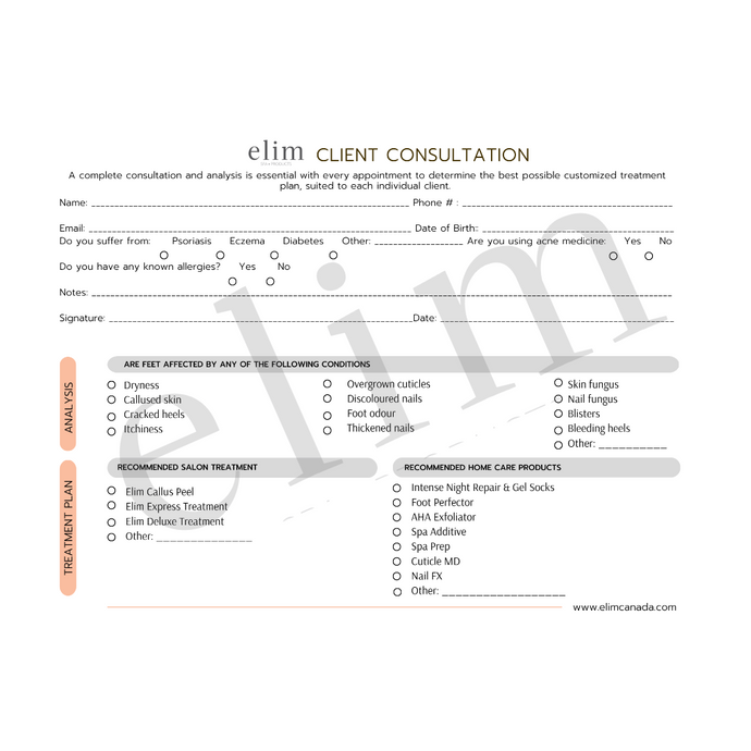 Elim Client Consultation Cards (24)