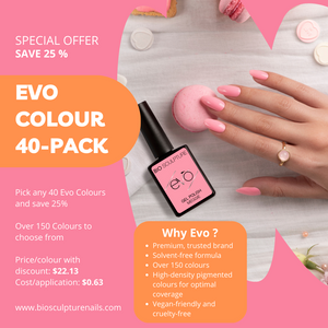 Buy 40 Evo Colours Save 25% !