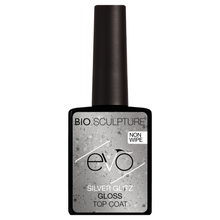 Load image into Gallery viewer, EVO SILVER GLITZ GLOSS TOP COAT