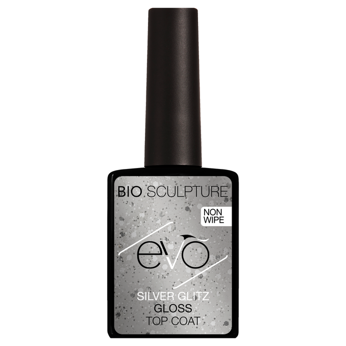 EVO SILVER GLITZ GLOSS TOP COAT