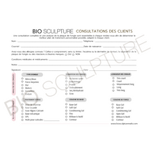 Charger l&#39;image dans la galerie, BIOSCULPTURE Client Consultation Cards (24)