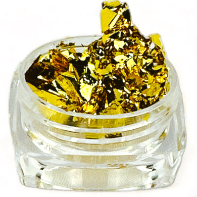 Iris Foil Flakes - Yellow Gold