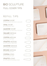 Load image into Gallery viewer, MEDIUM SQUARE FULL COVER NAIL TIPS (360PCS)