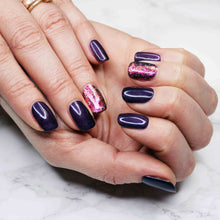 Load image into Gallery viewer, Gemini 14ml Nourishing Polish No. 2019 Lavender Nights
DESCRIPTION
Dark pearlescent purple with blue undertones
Mauve profond perlé avec nuance bleu
Colour Catalogue Catalogue de Couleur


Please refer to your colour st