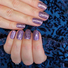 Load image into Gallery viewer, Gemini 14ml Nourishing Polish No. 233 Flirty
DESCRIPTION
Flirty glittery violet
Violet paillette
Colour Catalogue Catalogue de Couleur

Please refer to your colour sticks for the closest reflection of colour. 