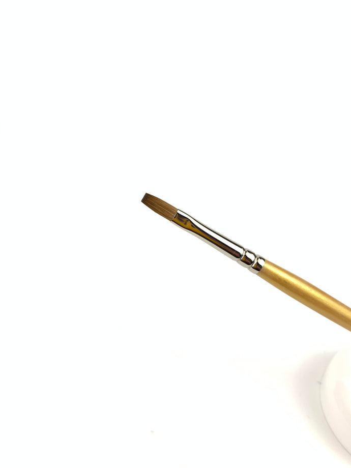 Bio Sculpture Flat Brush #6 Gold