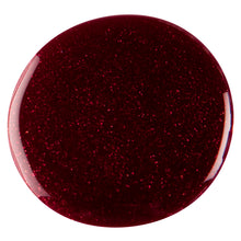 Load image into Gallery viewer, Gemini 14ml Nourishing Polish No. 63 Moulin Rouge
DESCRIPTION
Deep cherry red mixed with fine gold glitter
Rouge Cerise profond mélanger avec un paillette fine or 
Colour Catalogue Catalogue de Couleur

Please refe