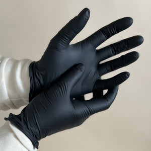 Biodegradable Nitrile Gloves - Black