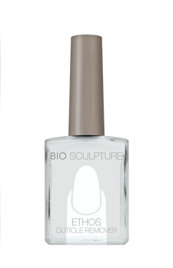 Ethos Cuticle Remover 14mlETHOS CUTICLE REMOVER may be used on all nail types. Specially designed for use on cuticles to soften hard, dry and stubborn skin during nail preparation.
Ideal for ETHOS Natural Nail TreatmentBio Sculpture Canada