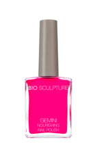 Load image into Gallery viewer, Gemini 14ml Nourishing Polish No. 105 Jinkie Pink
DESCRIPTION
Bright fluorescent pink
Rose Fluorescent Brillant
Colour Catalogue Catalogue de Couleur

Please refer to your colour sticks for the closest reflection o