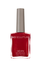Load image into Gallery viewer, Gemini 14ml Nourishing Polish No. 117 Breaking Dawn
DESCRIPTION
Shimmery bright red
Rouge Brillant avec scintille
Colour Catalogue Catalogue de Couleur

Please refer to your colour sticks for the closest reflection o