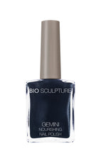 Load image into Gallery viewer, Gemini 14ml Nourishing Polish No. 127 Victoria Falls
DESCRIPTION
Dark blue black
Bleu Noir Profond
Colour Catalogue Catalogue de Couleur

Please refer to your colour sticks for the closest reflection of colour. 
 SVP 