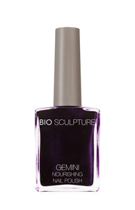 Gemini 14ml Nourishing Polish No. 139 Amethyst Moonstone
DESCRIPTION
Deep dark rich purple with subtle sheen
Mauve riche profond avec luisant subtil
Colour Catalogue Catalogue de Couleur

Please refer to your colour stick