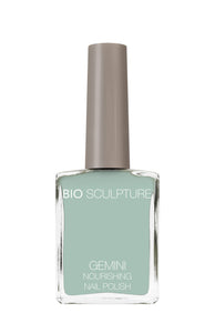 Gemini 14ml Nourishing Polish No. 159 Grace
DESCRIPTION
Light mint blue
Bleu menthe doux
Colour Catalogue Catalogue de Couleur

Please refer to your colour sticks for the closest reflection of colour. 
 SVP r