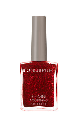 Gemini 14ml Nourishing Polish No. 167 Seductive Lights
DESCRIPTION
Bright red base with sparkly red glitter
Rouge brillant avec paillette rouge éclatant
Colour Catalogue Catalogue de Couleur

Please refer to your colour