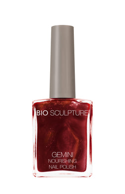 Gemini 14ml Nourishing Polish No. 2024 Claret
DESCRIPTION
Burgundy red with gold sheen
Rouge bourgogne avec lustre or
Colour Catalogue Catalogue de Couleur

Please refer to your colour sticks for the closest re