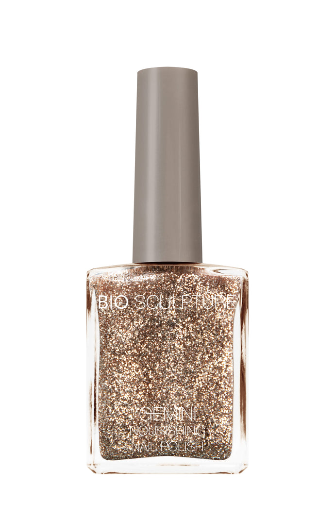 Gemini 14ml Nourishing Polish No. 222 Tinsel
DESCRIPTION
Sparkly fine gold glitter
Reflet fin paillette or
Colour Catalogue Catalogue de Couleur

Please refer to your colour sticks for the closest reflection o