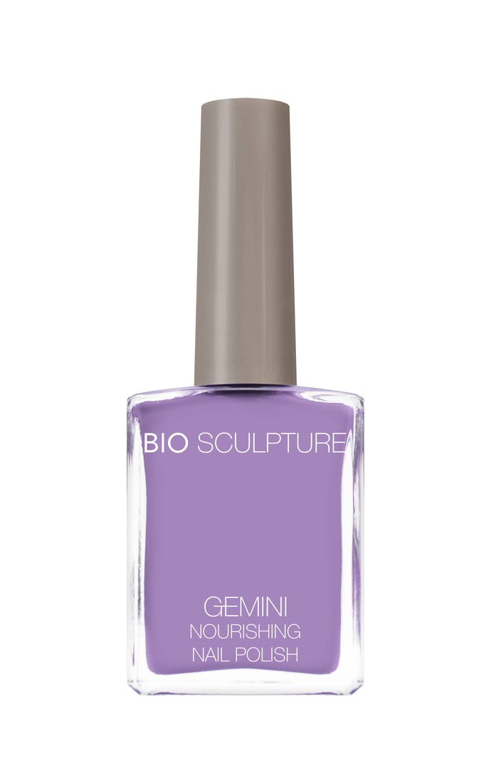 Gemini 14ml Nourishing Polish No. 224 Wild Orchid
DESCRIPTION
Soft spring violet 
Mauve printemps doux
Colour Catalogue Catalogue de Couleur

Please refer to your colour sticks for the closest reflection of colour.