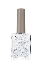 Load image into Gallery viewer, Gemini 14ml Nourishing Polish No. 227 Snowflake Frosting
DESCRIPTION
White infused with black flawless flakes
Blanc avec infusion de flocon noir
Colour Catalogue Catalogue de Couleur

Please refer to your colour sticks fo