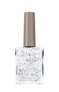 Gemini 14ml Nourishing Polish No. 227 Snowflake Frosting
DESCRIPTION
White infused with black flawless flakes
Blanc avec infusion de flocon noir
Colour Catalogue Catalogue de Couleur

Please refer to your colour sticks fo