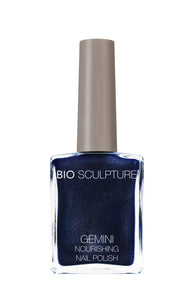 Gemini 14ml Nourishing Polish No. 236 98' to Date
DESCRIPTION
Midnight blue shade with subtle shimmer
Teinte Bleu minuit avec scintille subtil
Colour Catalogue Catalogue de Couleur

Please refer to your colour stic