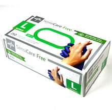 Load image into Gallery viewer, Sensicare Accelerator-Free Powder-Free Nitrile Gloves (Blue)