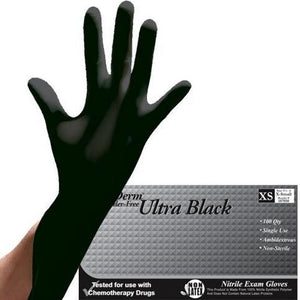 Nutriderm Ultra Black Powder Free Nitrile Glove (Black)