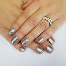 Load image into Gallery viewer, Evo Colour Talya
DESCRIPTION
Silver shiny precious metal glitter
** When using Evo Glitters please ensure you wipe &amp; refine the base application to prolong the wear of this colo